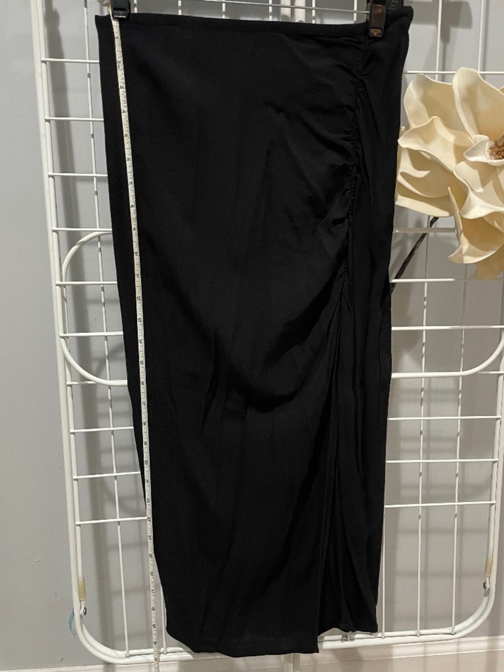 H&M Side Ruched Maxi with front slit